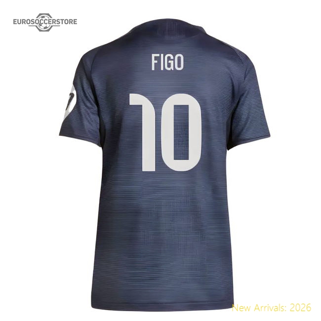 2025-2026 Real Madrid Authentic Away Shirt (Ladies) (Figo 10)-Football Jersey Hub