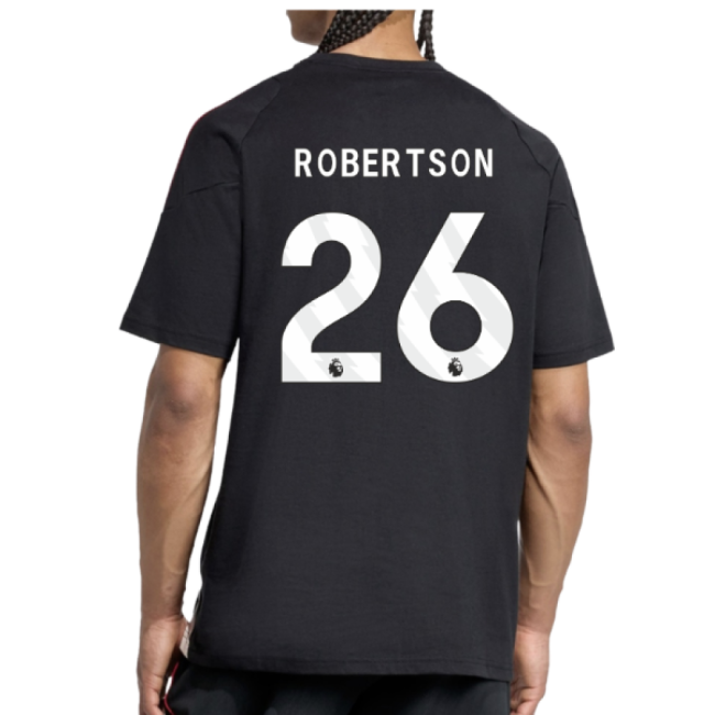2025-2026 Liverpool Training Tee (Black) (Robertson 26)-Football Jersey Hub