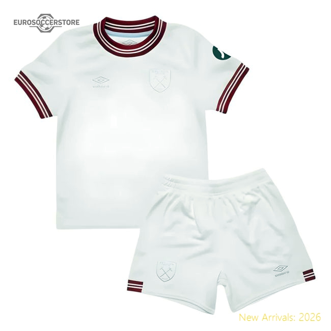 2023-2024 West Ham Away Infant Mini Kit-Football Jersey Hub