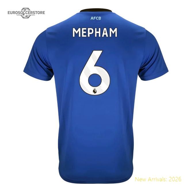 2025-2026 Bournemouth Away Shirt (Mepham 6)-Football Jersey Hub