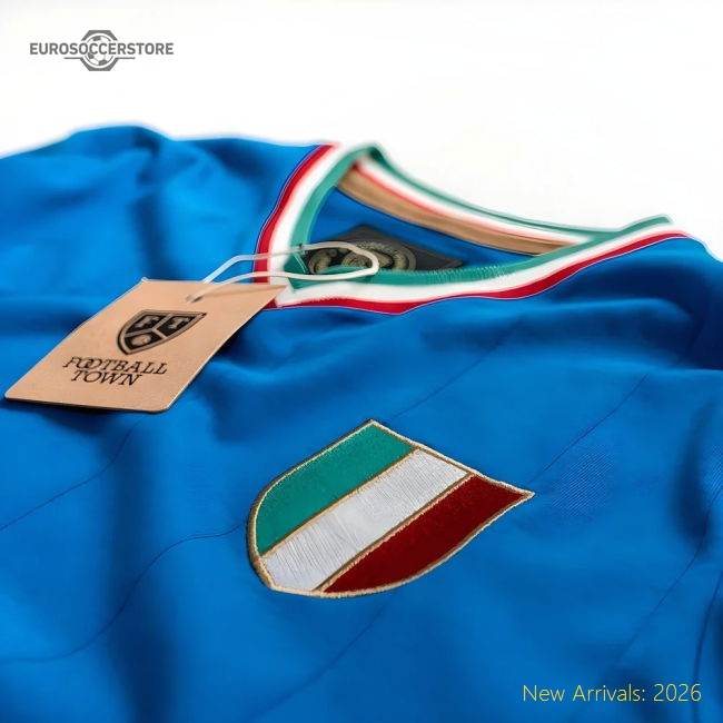 Vintage Italy Gli Azzurri Soccer Jersey-Football Jersey Hub
