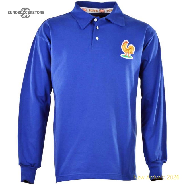 France 1958 World Cup Retro Football Shirt-Football Jersey Hub