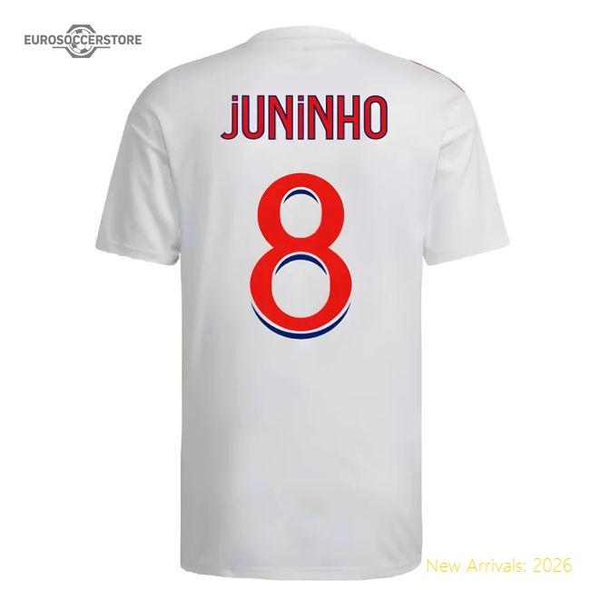 2022-2023 Olympique Lyon Home Shirt (JUNINHO 8)-Football Jersey Hub