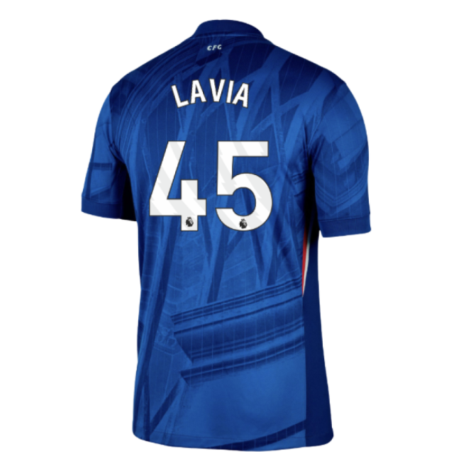 2025-2026 Chelsea Home Shirt (Lavia 45)-Football Jersey Hub