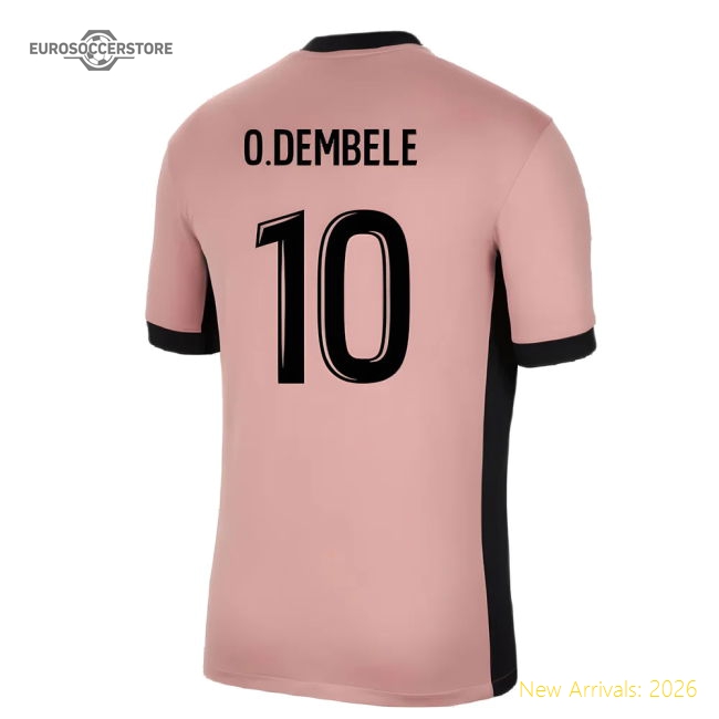 2024-2025 PSG Third Shirt (O.Dembele 10)-Football Jersey Hub