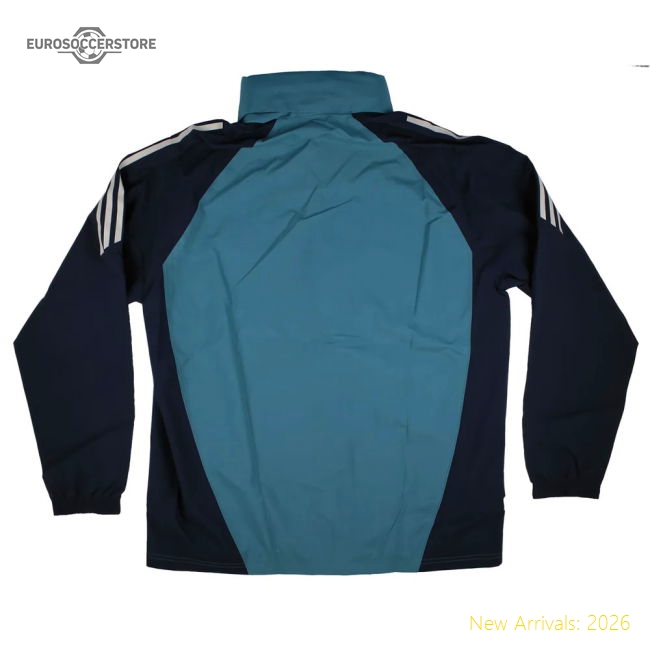 2025-2026 Arsenal Rain Jacket (Blanch Blue)-Football Jersey Hub