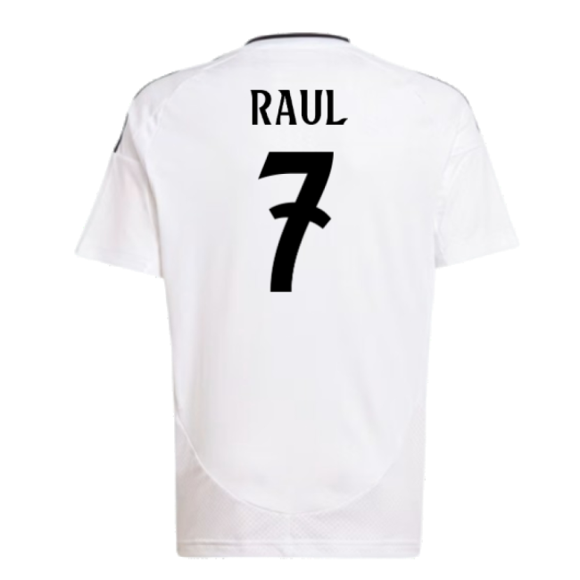 2024-2025 Real Madrid Home Shirt (Kids) (Raul 7)-Football Jersey Hub