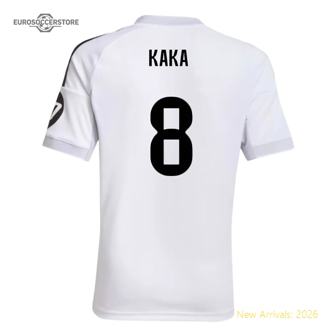 2025-2026 Real Madrid Home Shirt (Kids) (Kaka 8)-Football Jersey Hub