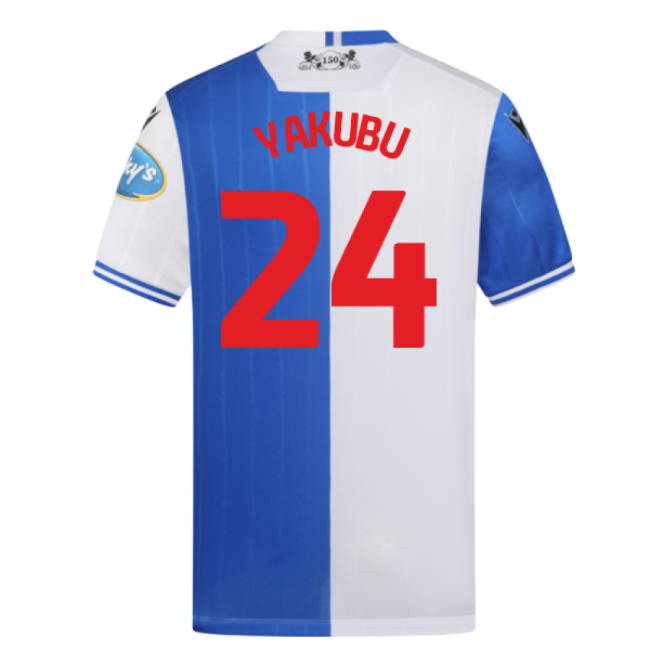 2025-2026 Blackburn Rovers Home Shirt (Yakubu 24)-Football Jersey Hub