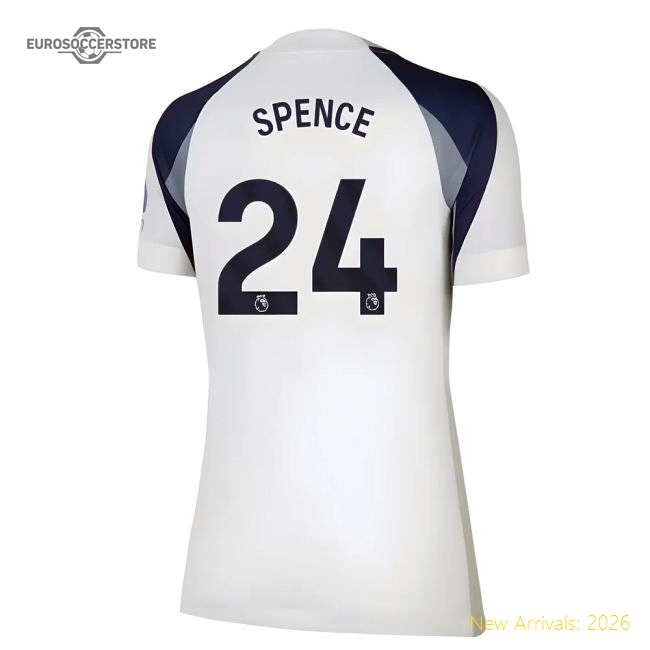 2025-2026 Tottenham Home Shirt (Womens) (Spence 24)-Football Jersey Hub