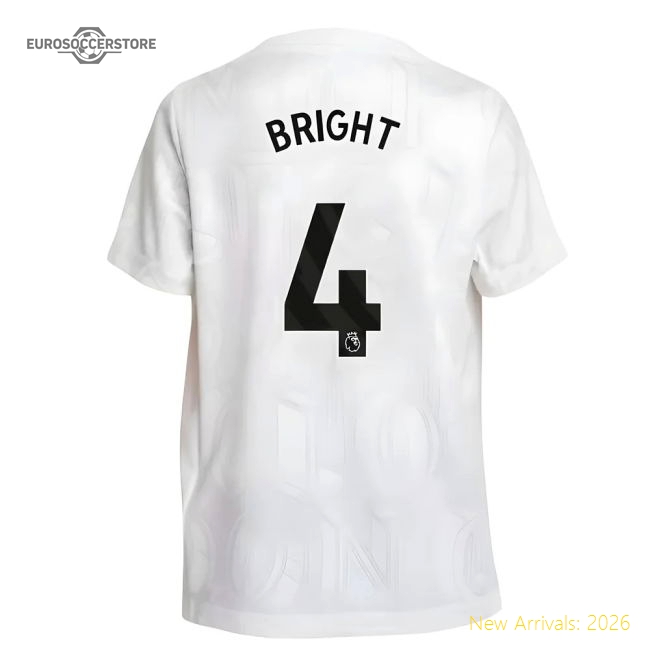 2025-2026 Chelsea Pre-Match Shirt (White) - Kids (Bright 4)-Football Jersey Hub