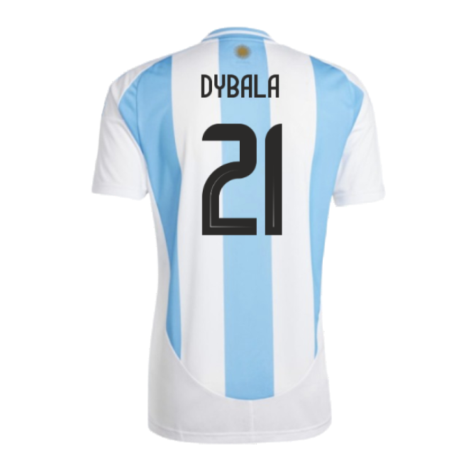 2024-2025 Argentina Home Shirt (DYBALA 21)-Football Jersey Hub