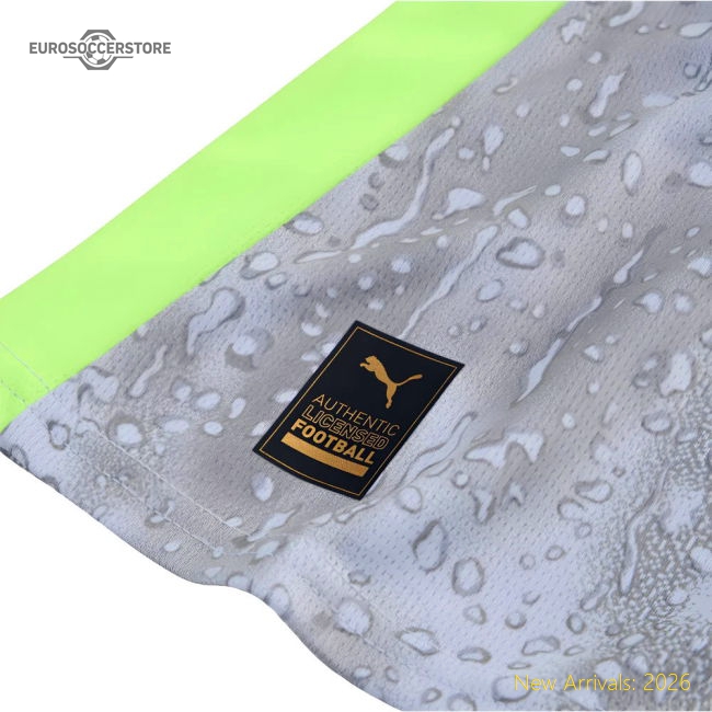 2025-2026 Man City Long Sleeve Third Shirt (Kids)-Football Jersey Hub