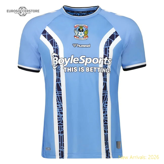 2022-2023 Coventry City Home Shirt-Football Jersey Hub