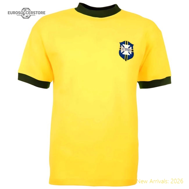 Brazil 1970 World Cup Pele 10 Shirt-Football Jersey Hub