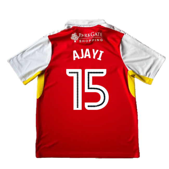 Rotherham 2016-17 Home Shirt ((Good) XL) (Ajayi 15)-Football Jersey Hub