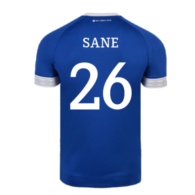 Schalke 2018-19 Home Shirt ((Mint) XXL) (Sane 26)-Football Jersey Hub