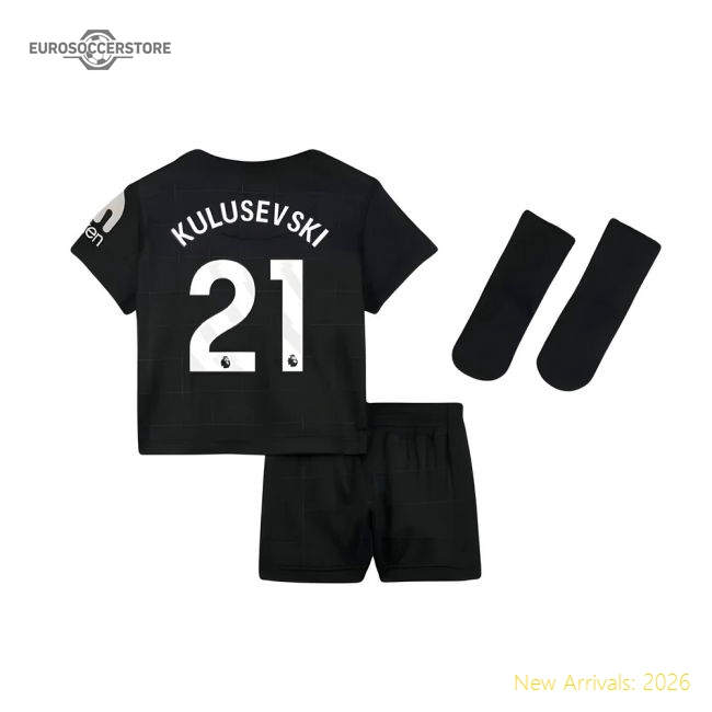 2025-2026 Tottenham Away Baby Kit (Kulusevski 21)-Football Jersey Hub
