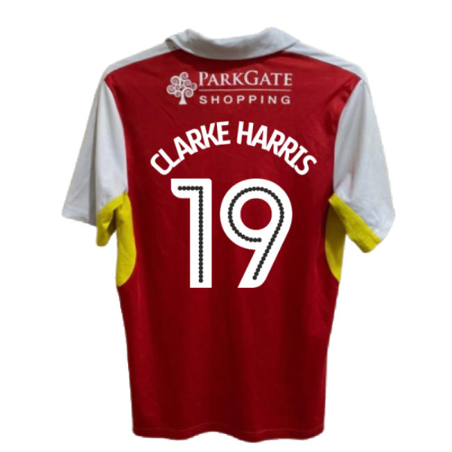 Rotherham 2016-17 Home Shirt ((Good) XL) (Clarke Harris 19)-Football Jersey Hub