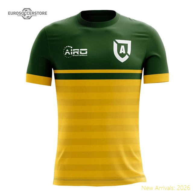 2025-2026 Australia Airo Concept Home Shirt (Jedinak 15)-Football Jersey Hub