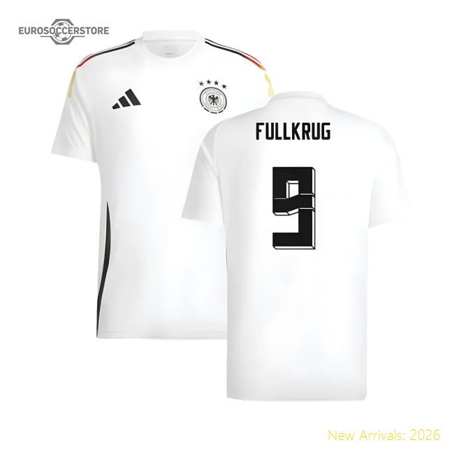 2024-2025 Germany Home Fan Shirt (Fullkrug 9)-Football Jersey Hub