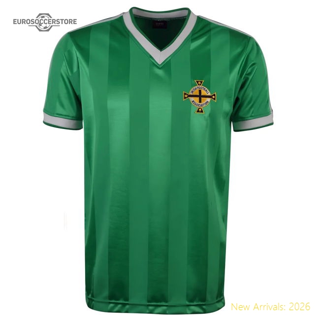 Northern Ireland 1984 Polyester Retro Football Shirt-Football Jersey Hub