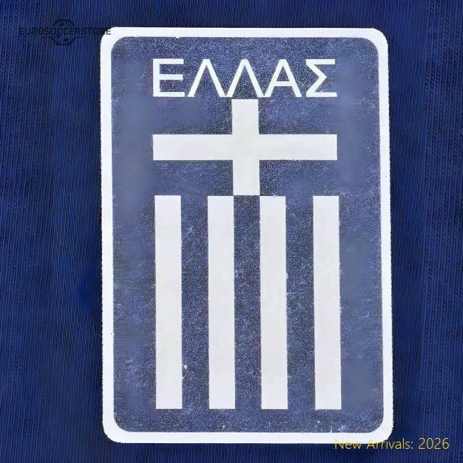 Greece 12th Man - Royal/White T-Shirt-Football Jersey Hub