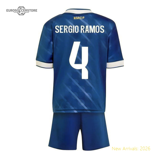 2025-2026 Real Madrid Third Youth Kit (Sergio Ramos 4)-Football Jersey Hub