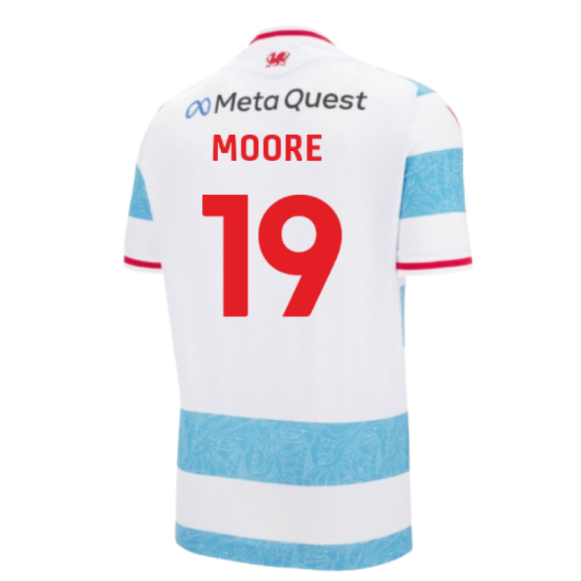 2025-2026 Wrexham Third Shirt (Moore 19)-Football Jersey Hub