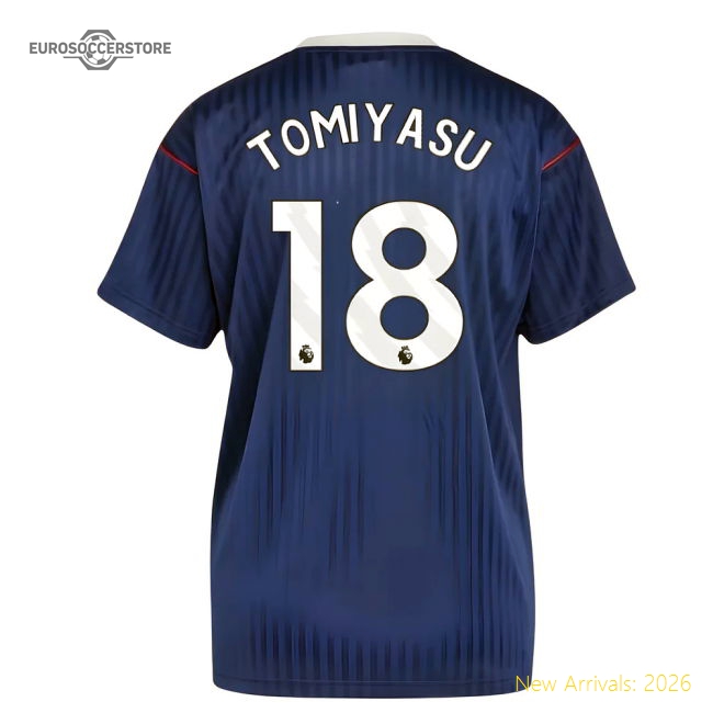 Arsenal Terrace Icons Shirt (Navy) (Tomiyasu 18)-Football Jersey Hub
