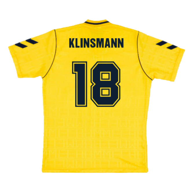 1988 Tottenham Away Hummel Retro Shirt (Klinsmann 18)-Football Jersey Hub