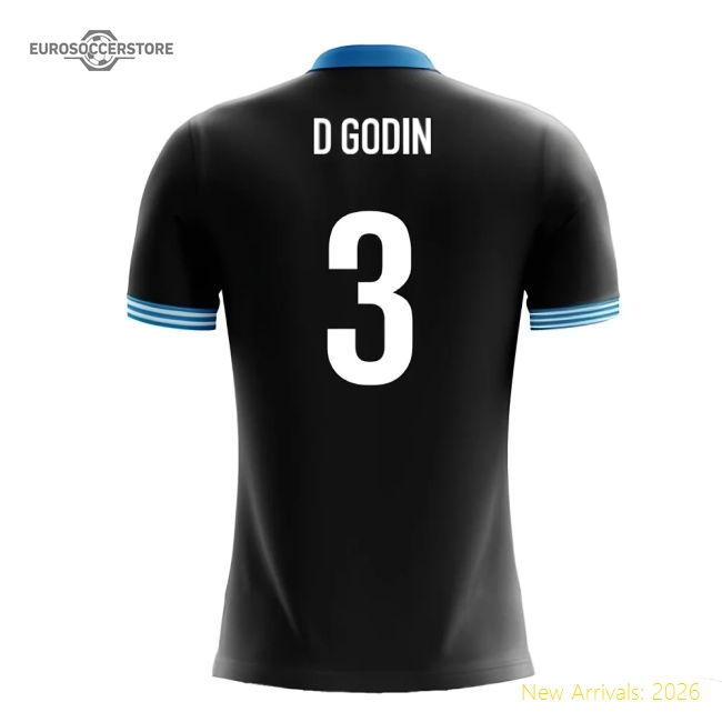 2025-2026 Uruguay Airo Concept Away Shirt (D Godin 3)-Football Jersey Hub