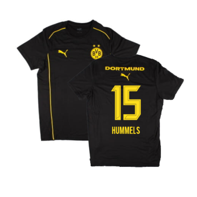 2024-2025 Borussia Dortmund Casuals Tee (Black) (Hummels 15)-Football Jersey Hub