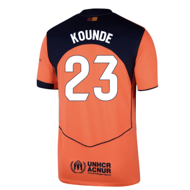 2025-2026 Barcelona Third Shirt (Kounde 23)-Football Jersey Hub