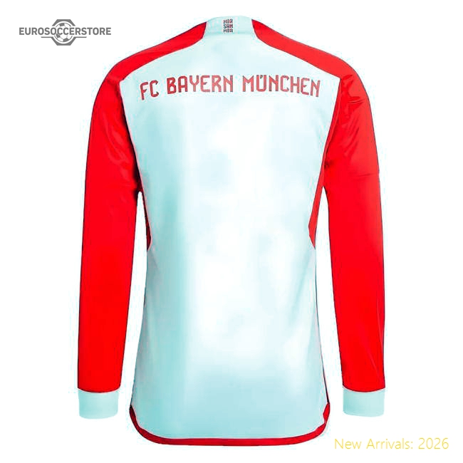 2023-2024 Bayern Munich Long Sleeve Home Shirt (Muller 25)-Football Jersey Hub
