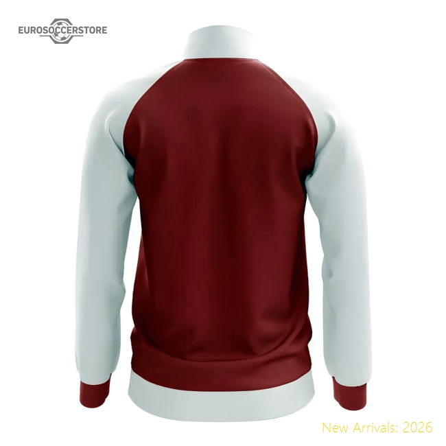 Tonga Concept Football Track Jacket (Red)-Football Jersey Hub