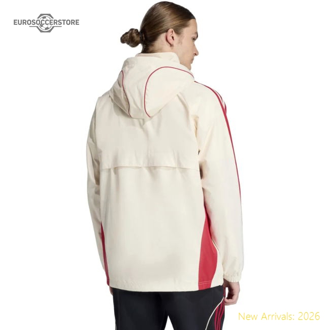 2025-2026 Liverpool Urban Purist Windbreaker (White)-Football Jersey Hub