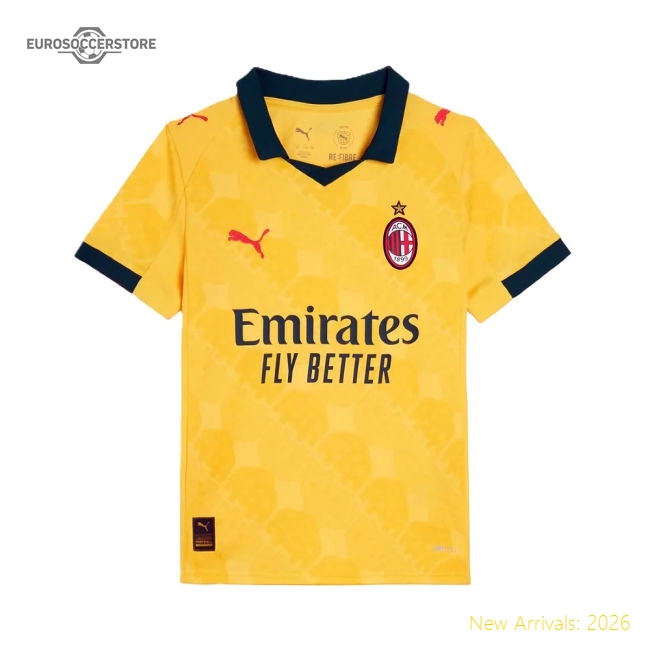 2025-2026 AC Milan Third Shirt (Kids)-Football Jersey Hub