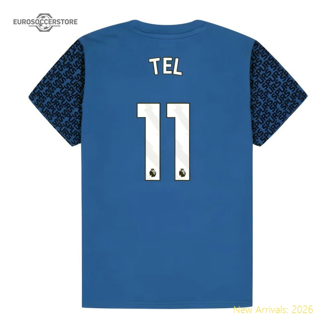 Tottenham Hotspur Graphic T-shirt (Blue) - Kids (Tel 11)-Football Jersey Hub