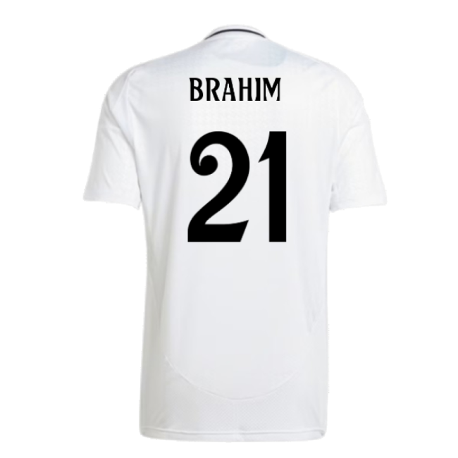 2024-2025 Real Madrid Home Shirt (Brahim 21)-Football Jersey Hub