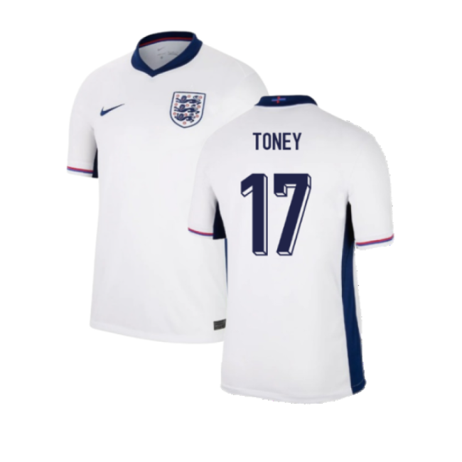 2024-2025 England Home Shirt (Toney 17)-Football Jersey Hub