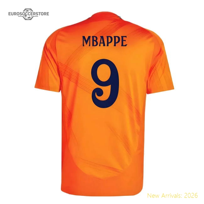 2024-2025 Real Madrid Authentic Away Shirt (Mbappe 9)-Football Jersey Hub