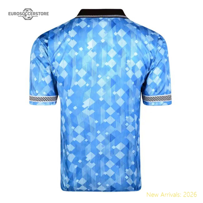 Score Draw England 1990 Third World Cup Finals Retro Football Shirt-Football Jersey Hub