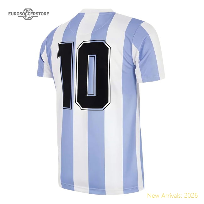 Maradona X COPA Argentina 1986 Retro Football Shirt-Football Jersey Hub