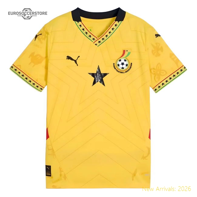 2024-2025 Ghana Away Shirt (Kids)-Football Jersey Hub