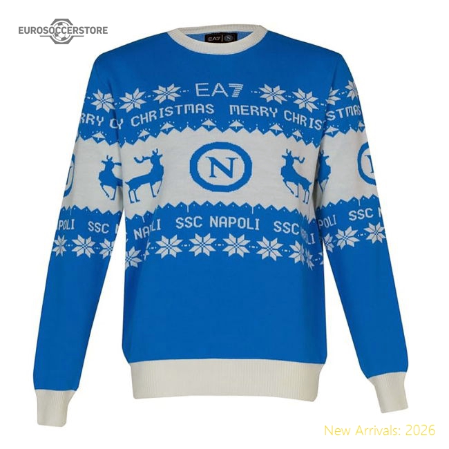 Napoli Christmas Jumper-Football Jersey Hub