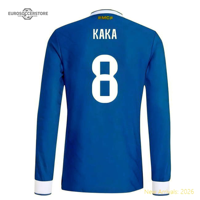 2025-2026 Real Madrid Authentic Long Sleeve Third Shirt (Kaka 8)-Football Jersey Hub