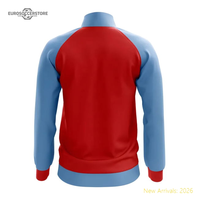Djbouti Concept Football Track Jacket (Red)-Football Jersey Hub