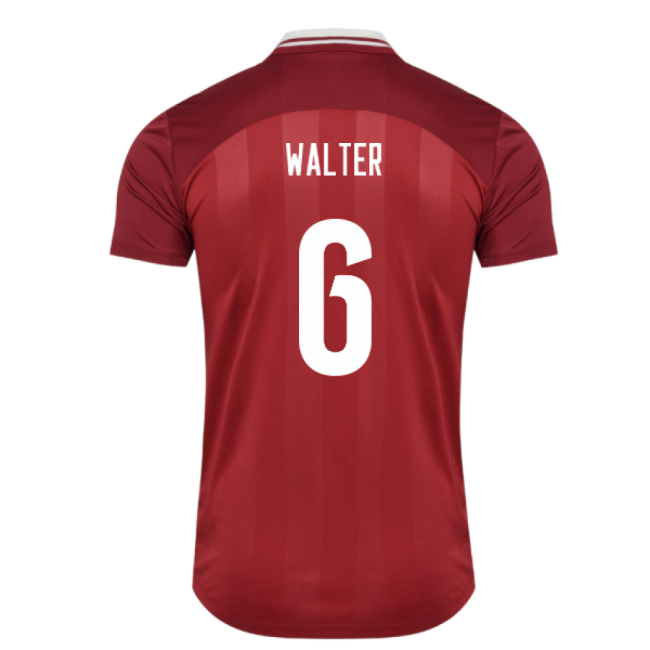 2025-2026 Denmark Womens Team Home Shirt (Ladies) (Walter 6)-Football Jersey Hub