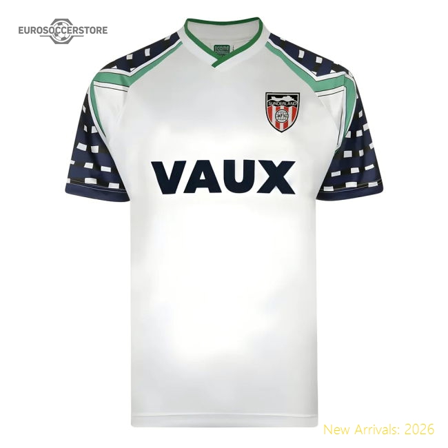Score Draw Sunderland 1992 FA Cup Away Shirt-Football Jersey Hub